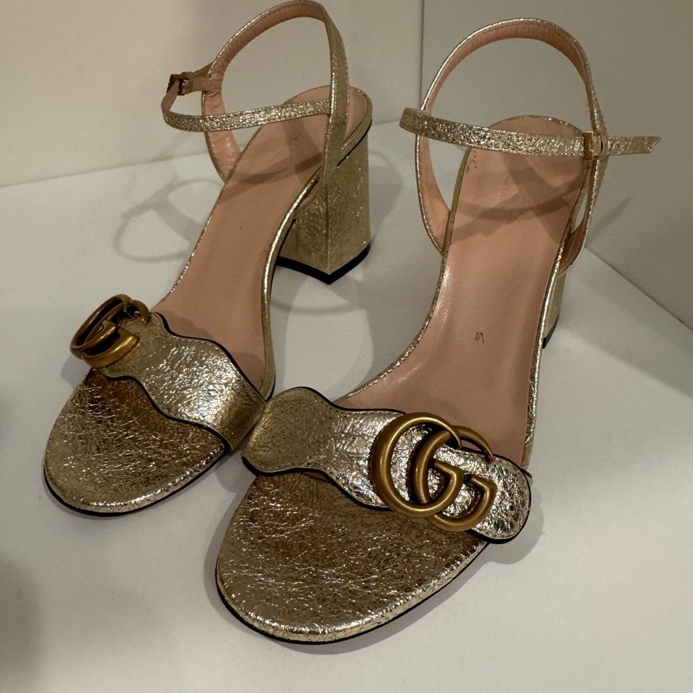 GUCCI G Gold Women's Sandals